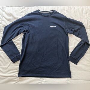 Patagonia Men's Dark Blue Long Sleeve Tee